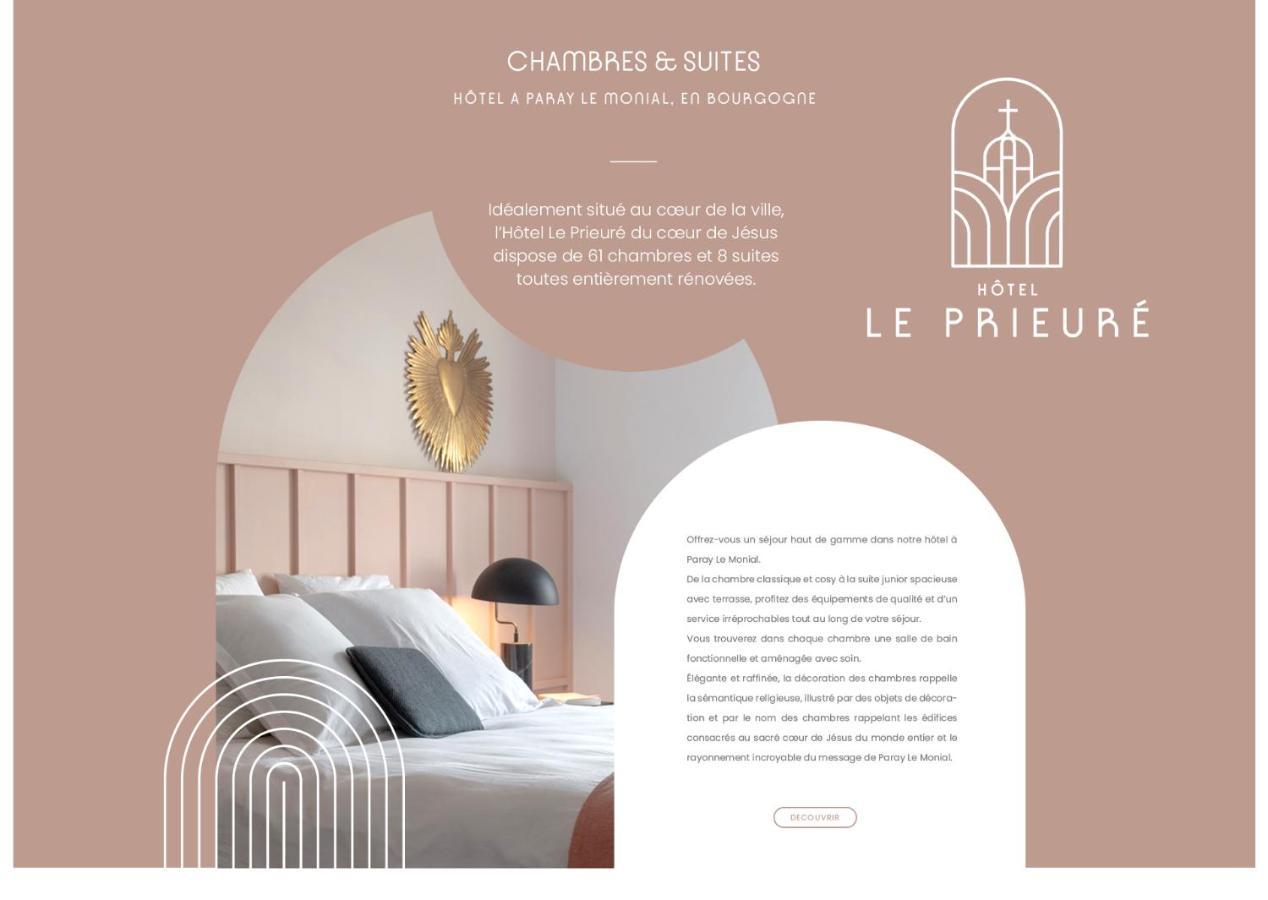 Hotel Le Prieure Парай-ле-Мониал Екстериор снимка